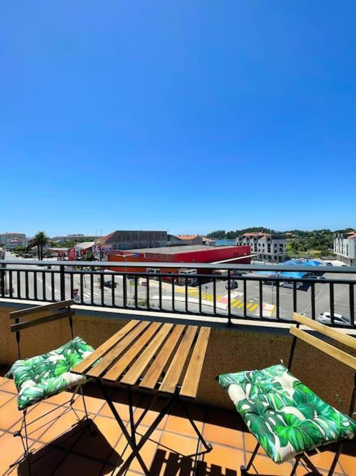 Apto Solpor, Terraza Y Parking Cambados Bagian luar foto